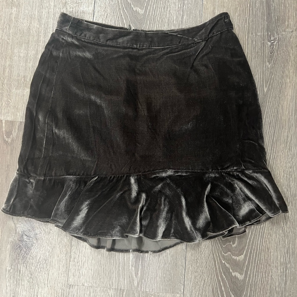 Madewell ruffled edge skirt